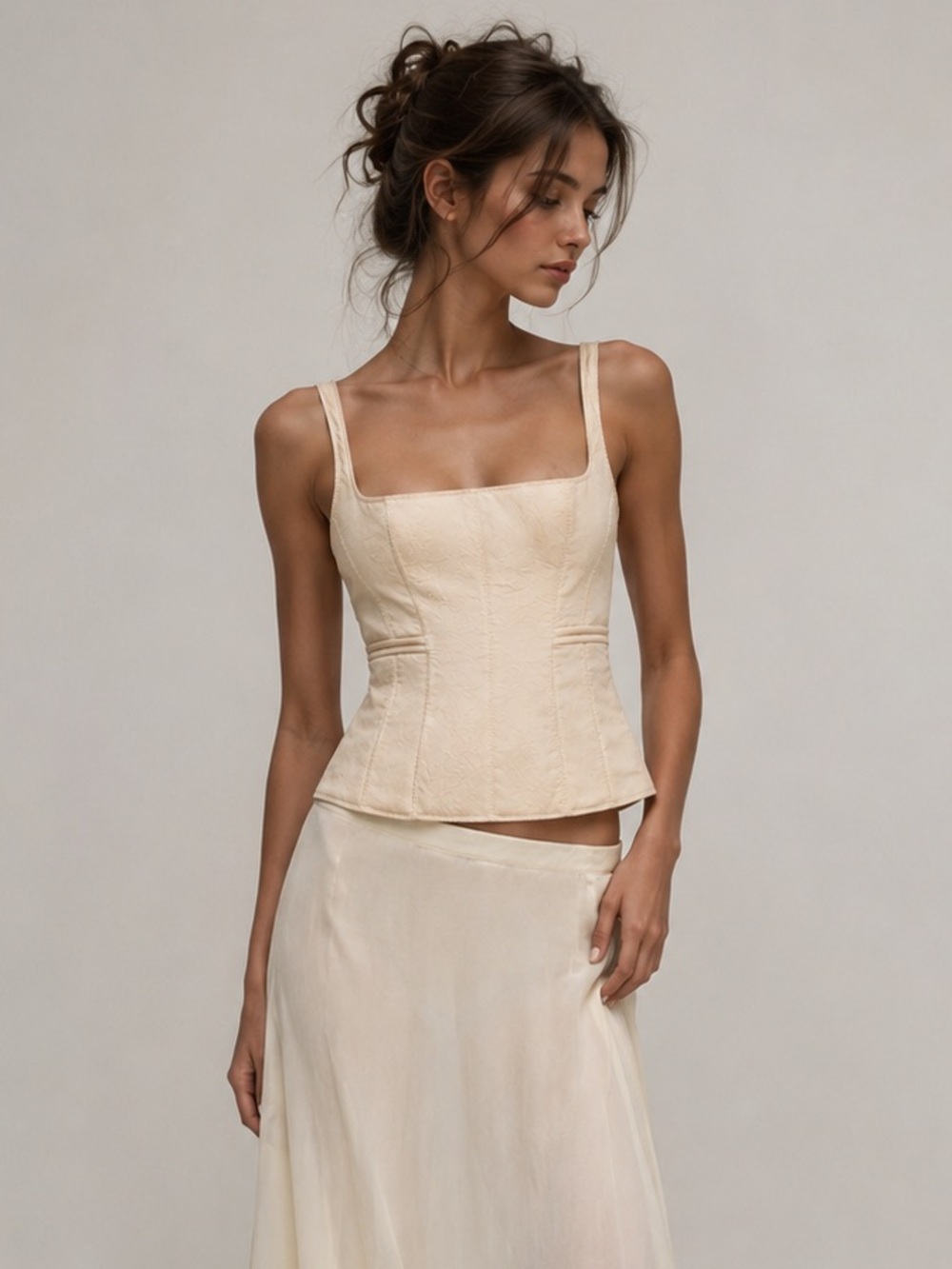 Zara PADDED BUSTIER TOP S nwt